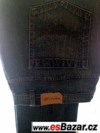 DŽÍNY - jako nové - XXXL - pas 130 cm /celková délka 116 cm – fotografie 1