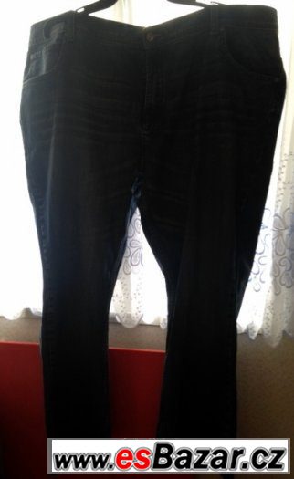 DŽÍNY - jako nové - XXXL - pas 130 cm /celková délka 116 cm – fotografie 2