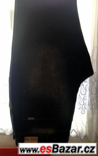 DŽÍNY - jako nové - XXXL - pas 134 cm /celková délka 120 cm – fotografie 5