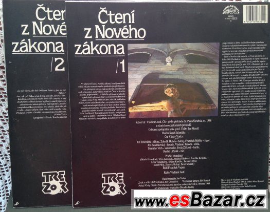 3x LP gramodeska: ČTENÍ ze STARÉHO a NOVÉHO ZÁKONA (Bible) – fotografie 4