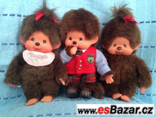 Stará hračka Mončičák - Monchhichi - Sekiguchi – fotografie 4