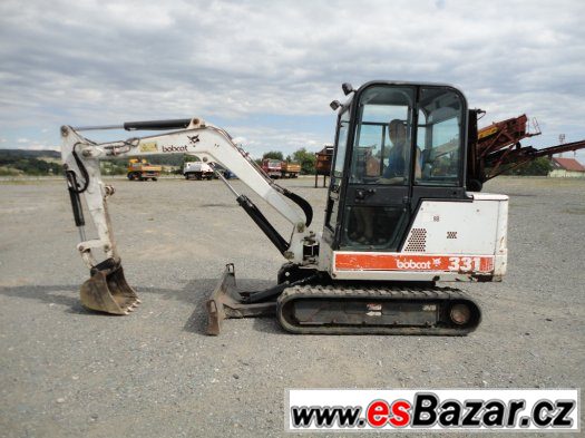 Minibagr Bobcat X331 + 3 lžíce – fotografie 1