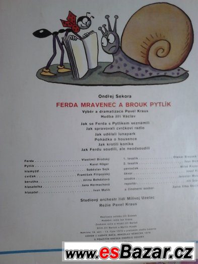 PRODÁM SBĚRATELI  LP DESKY, HURVÍNEK,RUNCAJS,KOCOUR MIKEŠ. – fotografie 3