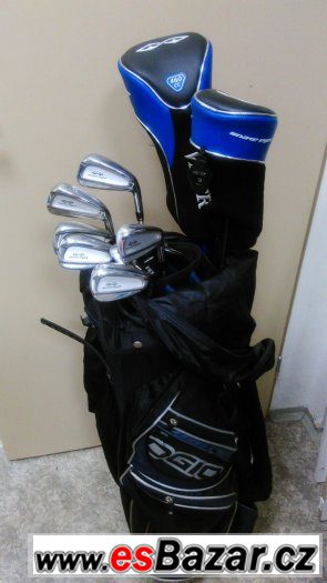 Golf bag a sadu holí a želez značky snake eyes – fotografie 1
