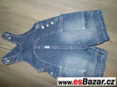 Džínové Riflové kratasy Baby vel.6-9m 74