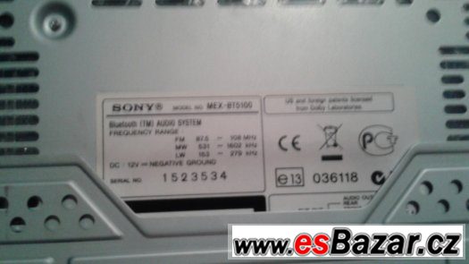 prodám Sony MEX-BT5100 – fotografie 4