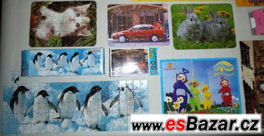 Puzzle 160 dílků JÁGR + 120 dílků PRAHA + další puzzle – fotografie 4