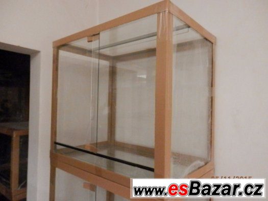 NOVÉ TERÁRIUM 80x 50x 70 cm, zabalené - – fotografie 1