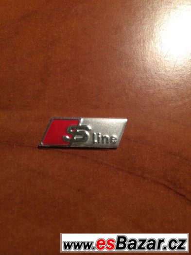 Audi Sline logo do volantu – fotografie 1