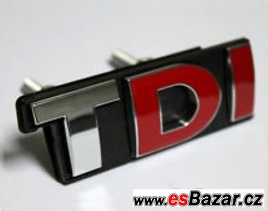 TDI logo do masky Audi Škoda VW Seat – fotografie 1