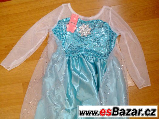 Set 3 - FROZEN-Ledové království. (šaty + korunka) Různé vel – fotografie 2