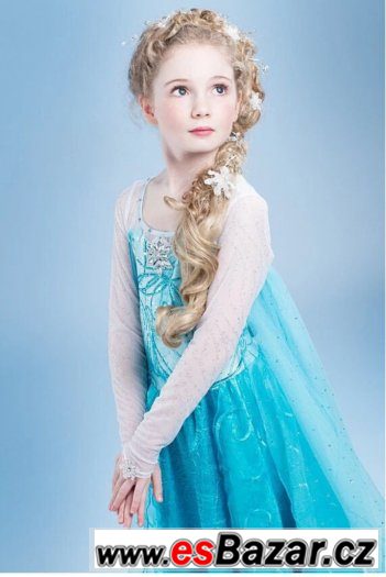 Set 2 - FROZEN-Ledové království. (šaty + korunka) Různé vel – fotografie 2