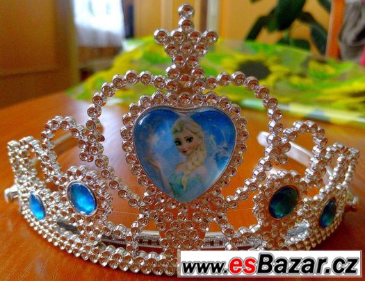 Set 1 - FROZEN-Ledové království. (šaty + korunka)-různé vel – fotografie 3