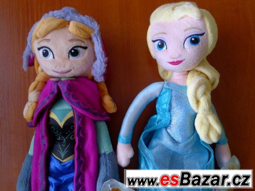 Plyšové panenky Elsa a Anna z Ledového království - 40.cm – fotografie 2