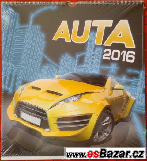Nástěnný kalendář: Auta 2016 - skvělý dárek – fotografie 1