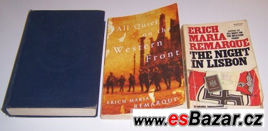 Tři knihy Erich Maria Remarque, anglicky – fotografie 2