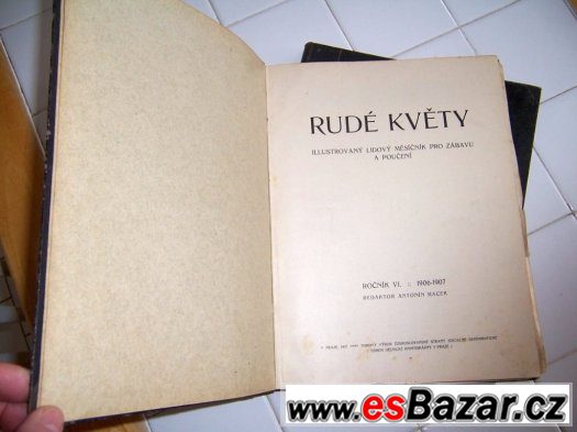 Rudé květy, kompletní ročníky 1906/1907 a 1907/1908 – fotografie 2