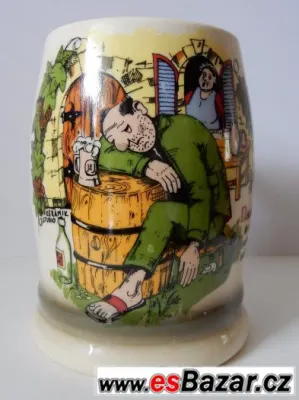 keramický korbel