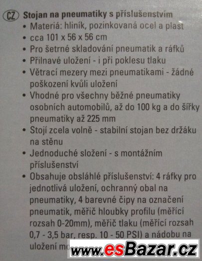 Stojan na kola - pneu – fotografie 2