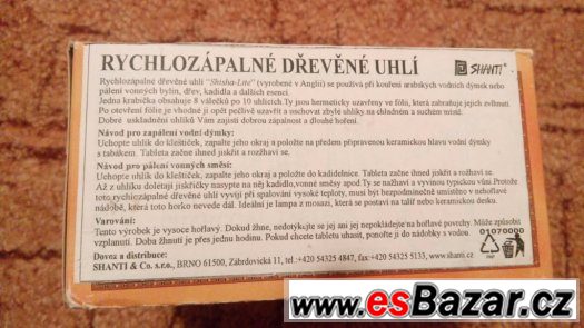 Rychlozápalné uhlíky – fotografie 2