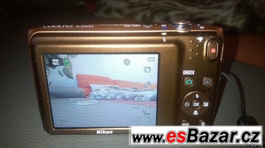 digitální fotoaparát Nikon COOLPIX S3500 – fotografie 3