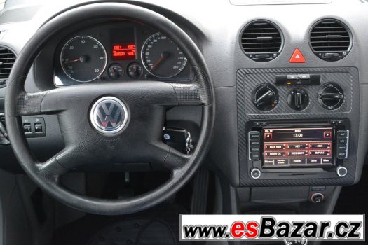 Prodám VW Caddy 1,9 TDi LIFE, 7 míst, NAVI,klima, POCTIVÉ KM – fotografie 5