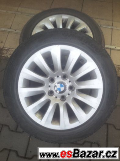 4ks originál BMW ALU 16 včetně krytek - Možnost bez pneu – fotografie 2
