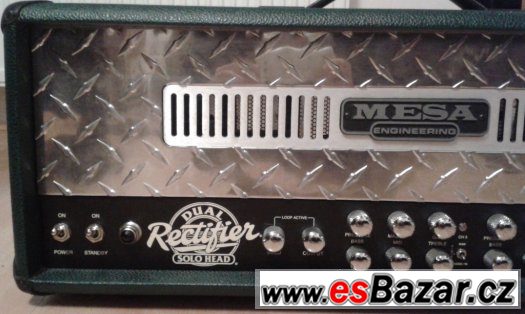 Prodám zesilovač MESA BOOGIE DUAL RECTIFIER SOLO HEAD – fotografie 3