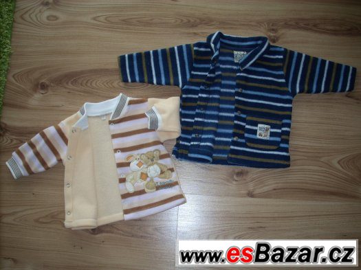 2x FLAUŠOVÝ KABÁTEK vel. 62/68 aj. – fotografie 2