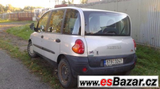 Fiat Multipla 1.6 STK platná EKO placeno. – fotografie 2