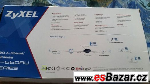 Router Zyxel P-660RU-T3 ADSL 2    ID:063 – fotografie 5