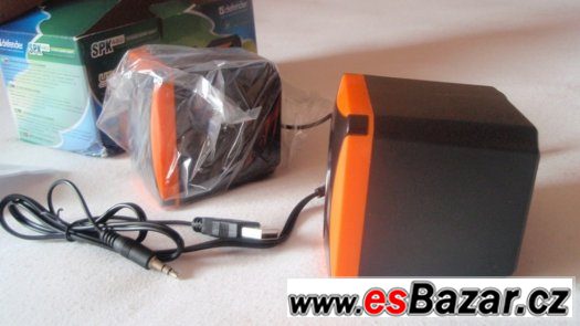 Přenosné reproduktory k notebooku 3,5 jack stereo 2.0 USB – fotografie 2