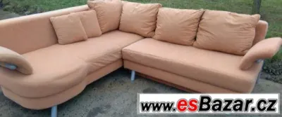 Rozkladaci rohova sedaci souprava + úložný prostor