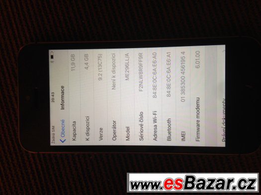iPhone 5s 16gb – fotografie 2