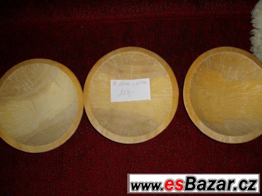 Ručně vyřezávané nádobí- misky 22cm – fotografie 1