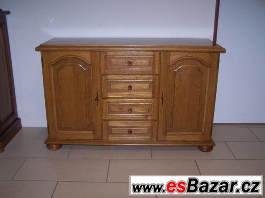 Krásná rustikální komoda 129 cm – fotografie 1