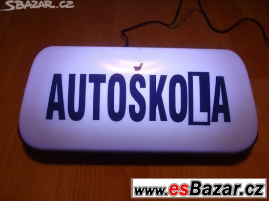 TRANSPARENTY AUTOŠKOLA, magnetické, 12V – fotografie 1