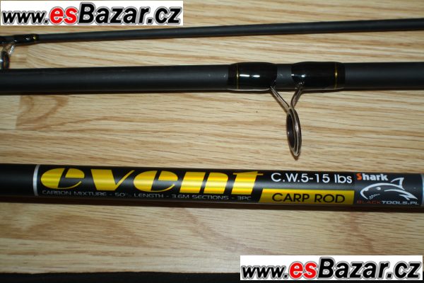 Kaprové pruty 3,60  , 2,75 Lb Nové nepoužité! – fotografie 2