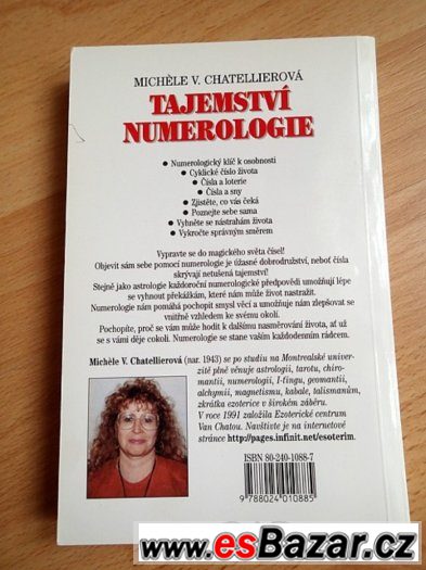 Kniha Tajemství numerologie – fotografie 2