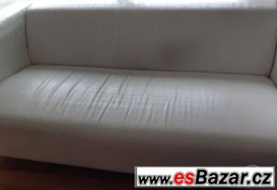 Ikea bílá koženka