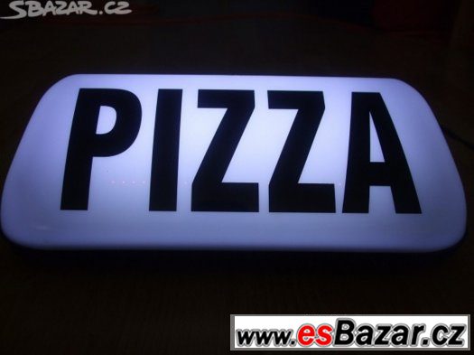 Transparent PIZZA, magnetický, 12V, Bílá barva – fotografie 1