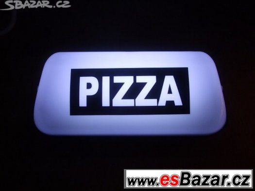 Transparent PIZZA, magnetický, 12V, Bílá barva – fotografie 2