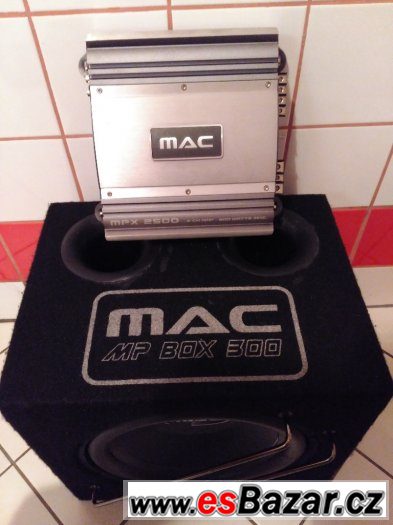Prodám zesilovač a subwoofer značky Mac MPX 2500 600W – fotografie 2