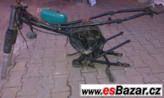 Rám, nádrž a postranní kryt na simson s51 – fotografie 3