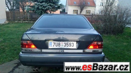 Prodám Mercedes-Benz W140 350TD EKO ZAPLACENO STK NOVA – fotografie 3