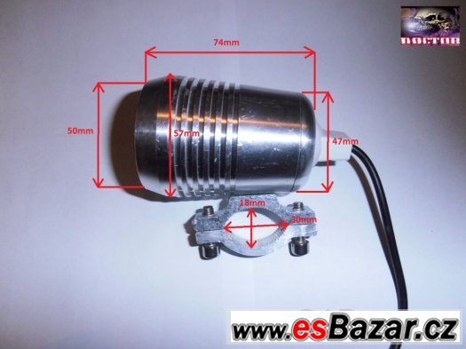 Led hliníkové přídavné světla chopper,atv,skůtr,naháč,atd. – fotografie 5