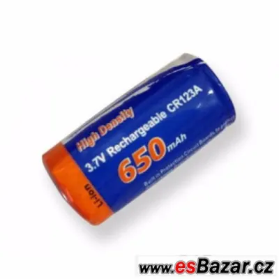 Baterie, Li-Ion akumulátor Cytac RCR123A 650mAh 1ks