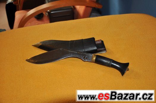 originální indický bojový nůž kukri – fotografie 2
