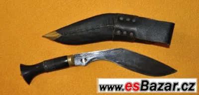 originální indický bojový nůž kukri