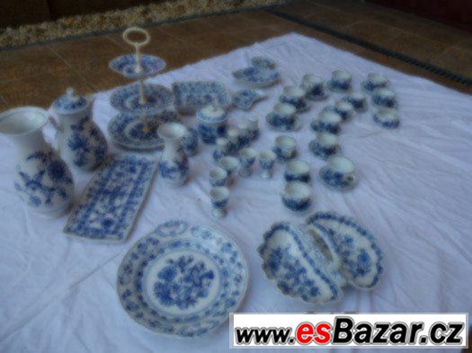 Velká sada porcelánu Dubský/ZWIEBELMUSTER – fotografie 1